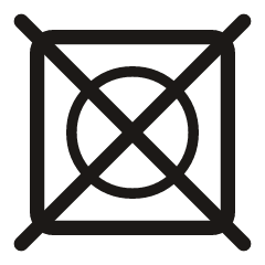 Do not tumble dry